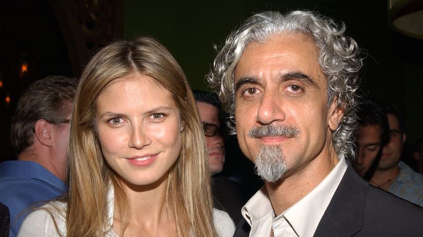 Schlüpfriges Xmas-Pic mit Tom: Busenblitzer bei Heidi Klum