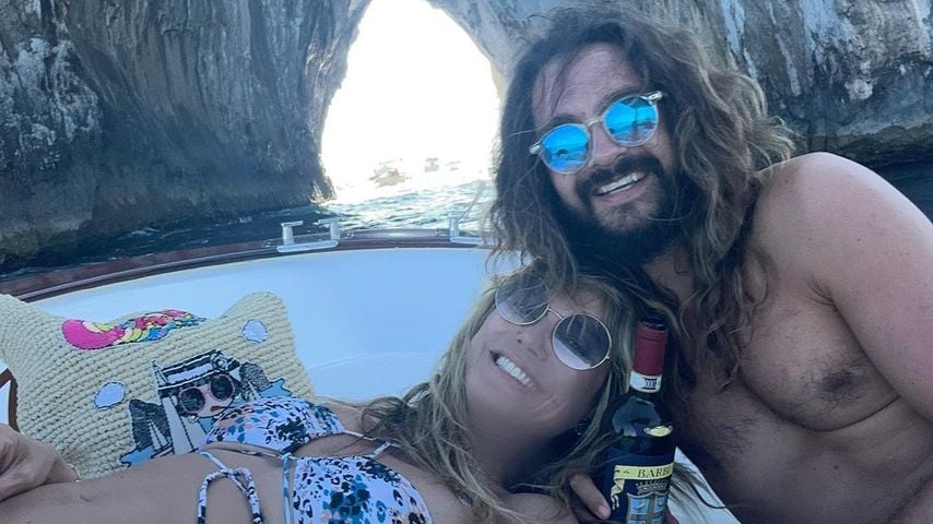 Heidi Klum und Tom Kaulitz im August 2023 auf Capri