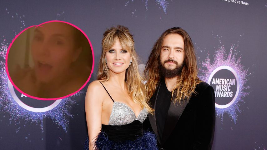 Unangenehm? Heidi Klum und Tom filmen sich unter der Dusche