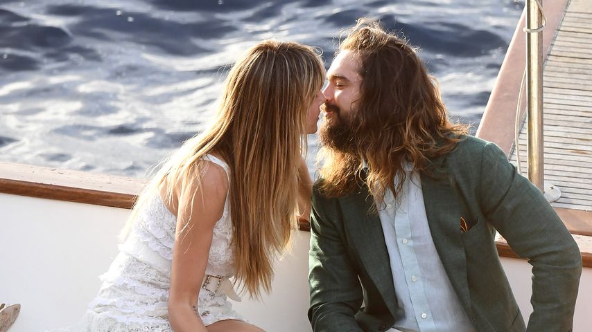 Heidi Klum und Tom Kaulitz 2019 in der Nähe von Capri