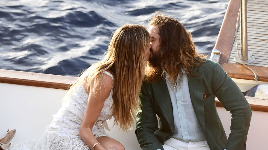 Heidi Klum und Tom Kaulitz 2019 in der Nähe von Capri