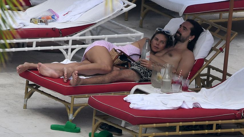Hier kuschelt Heidi Klum mit ihrem Tom im Miami-Urlaub!