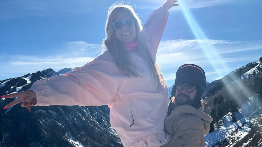 Heidi Klum und Tom Kaulitz schicken Grüße aus dem Skiurlaub
