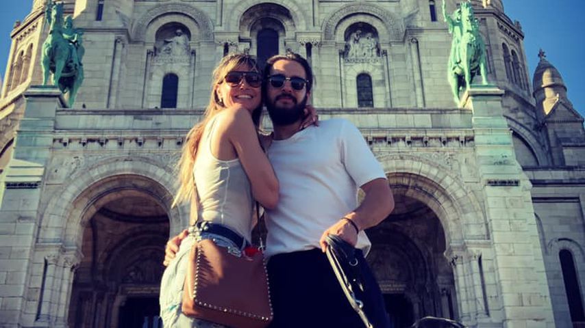 Nach Hochzeits-Gerüchten: Tom und Heidi vor Pariser Kirche!