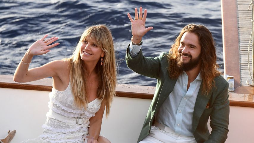 Heidi Klum und Tom Kaulitz 2019 in der Nähe von Capri