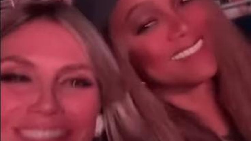 Heidi Klum und Tyra Banks beim Konzert von Mariah Carey