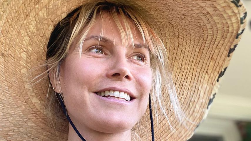 Ohne Make-up: Heidi Klum präsentiert sich ganz natürlich