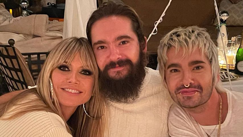 Heidi Klum mit Tom und Bill Kaulitz