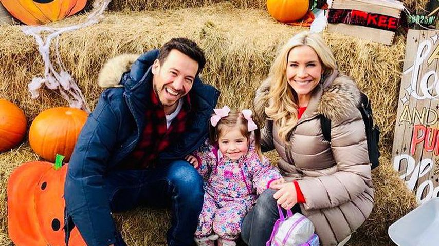 Heidi Range mit Ehemann Alex Partakis und Tochter Aurelia Honey