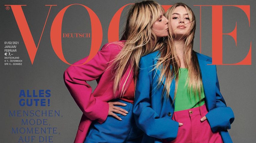 Model-Debüt: Leni Klum ziert mit Mama Heidi das Vogue-Cover
