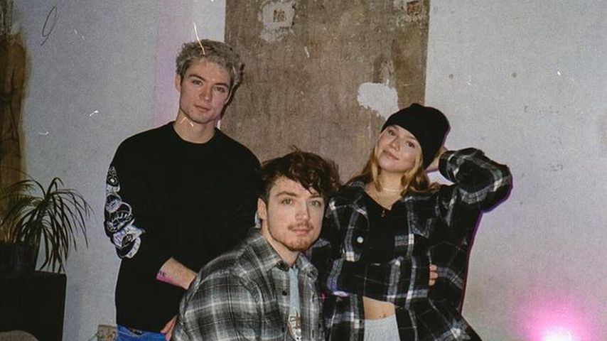 Heiko und Roman Lochmann mit Faye Montana