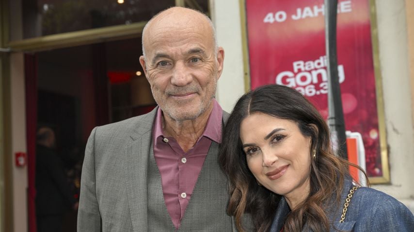 Heiner und Viktoria Lauterbach bei der Jubiläumsfeier von Radio Gong in München.