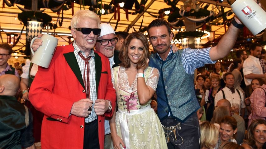 Heino, DJ Ötzi, Vanessa Mai und Florian Silbereisen beim Oktoberfest 2016