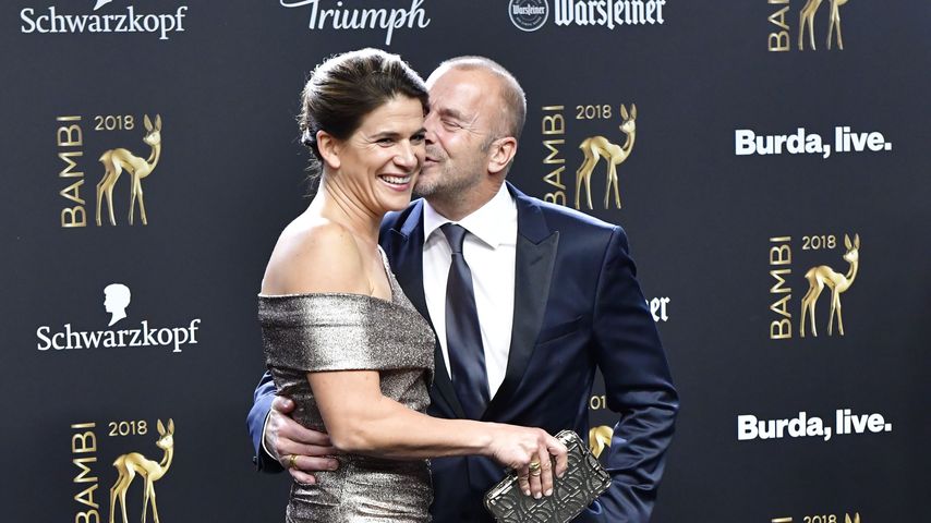 Heino Ferch und seine Frau Marie-Jeanette im November 2018