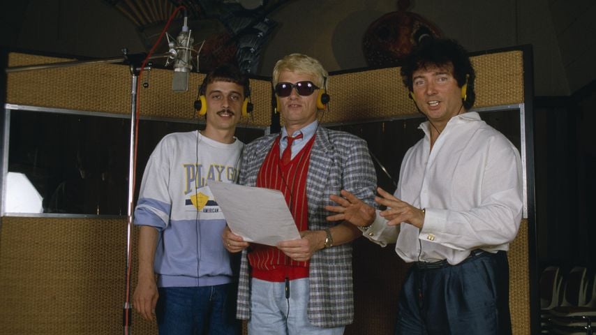 Heino mit seinem Sohn Uwe und Peter Orloff