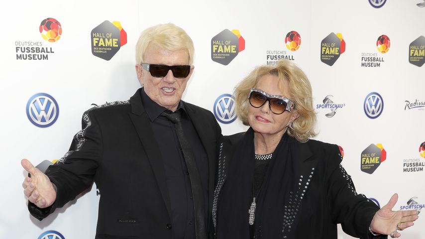 Heino mit seiner Frau Hannelore Kramm im April 2019