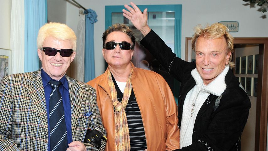 Heino, Roy Horn und Siegfried Fischbacher im November 2009 in Bad Münstereifel
