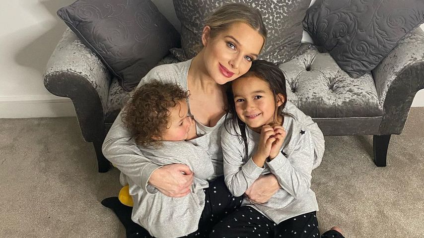 Helen Flanagan mit ihren zwei Kindern
