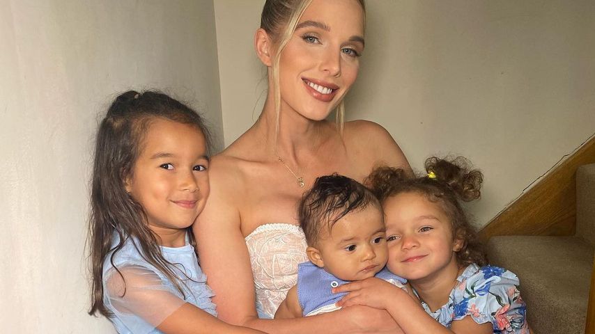 Helen Flanagan mit ihren Kindern