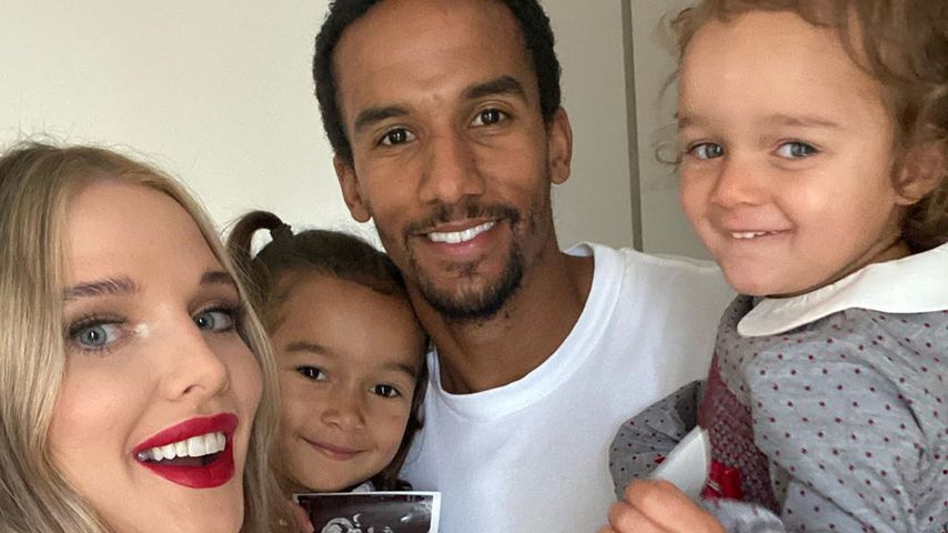 Helen Flanagan, Scott Sinclair und ihre gemeinsamen Kinder im September 2020
