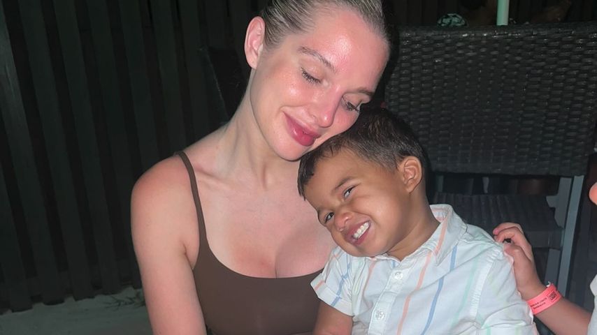 Helen Flanagan mit ihrem Sohn im Dezember 2023