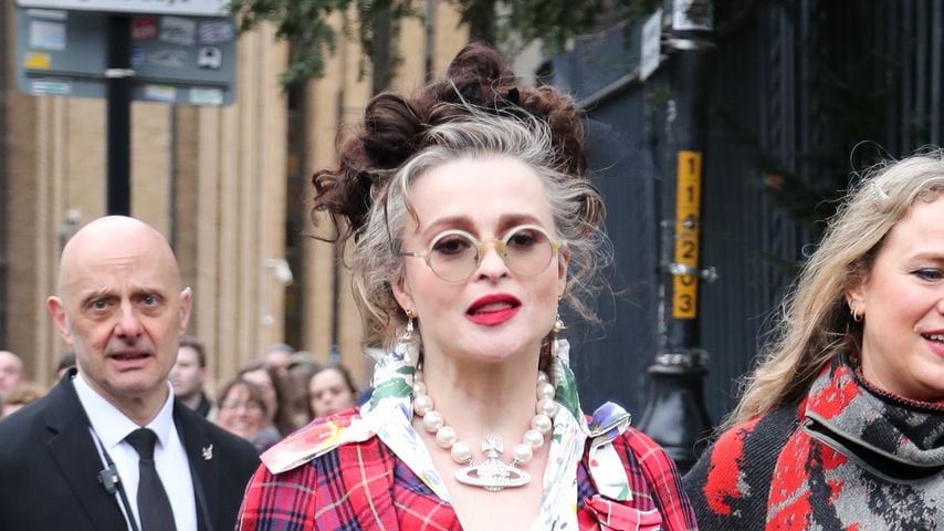 Helena Bonham Carter bei der Gedenkfeier für Vivienne Westerwood im Februar 2023