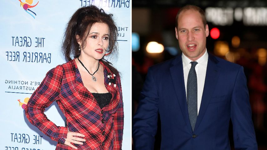Helena Bonham Carter bat Prinz William um etwas – betrunken!