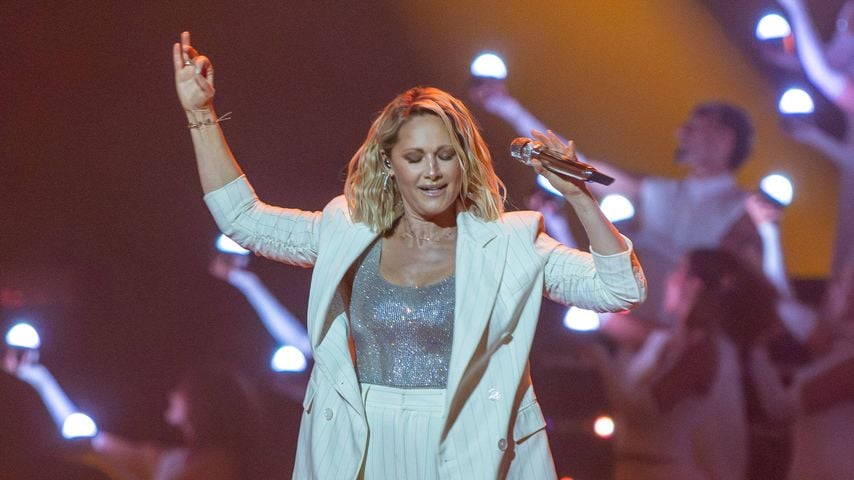 Helene Fischer auf der Bühne beim Schlagerboom
