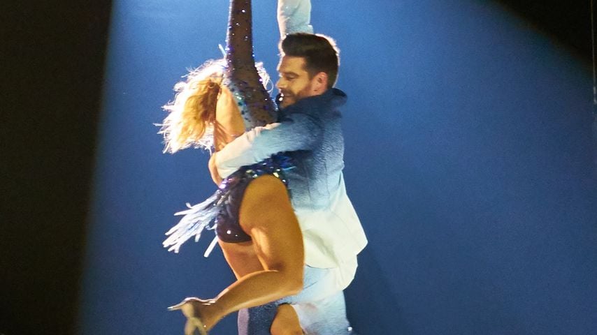 Schlagersängerin Helene Fischer und Akrobat Thomas Seitel