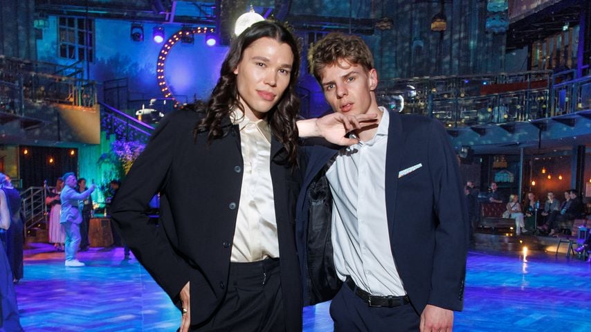 Helge Mark Lodder und Levi Penell bei der Party zum Deutschen Filmpreis 2025 im Theater am Potsdamer Platz in Berlin