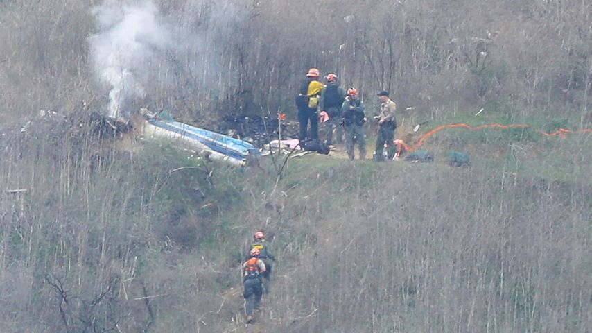 Kobe Bryants Helikopter-Wrack nach dem Absturz im Januar 2020