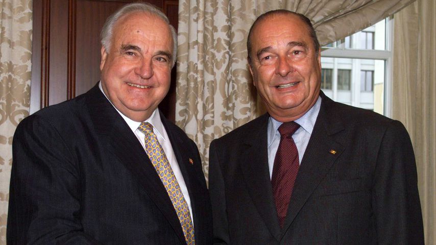 Helmut Kohl und Jacques Chirac, 2002