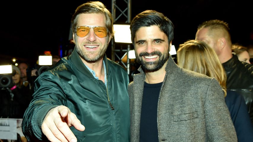 Henning Baum und Maximilian Grill bei der Premiere von "Der letzte Bulle"