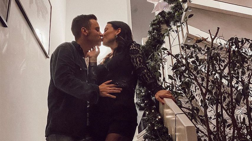 Henning Merten und Denise Kappès an Weihnachten 2019