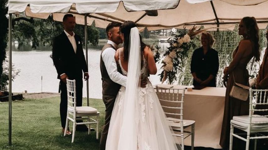 Henning und Denise Merten bei ihrer Hochzeit