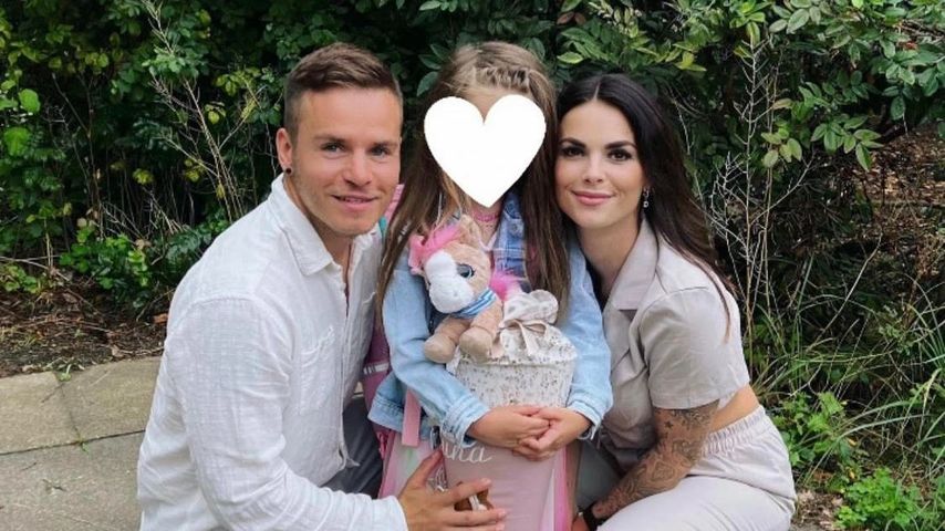 Henning, Denise und Juna Merten im August