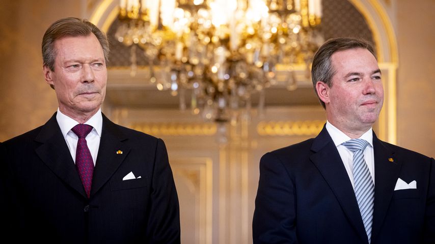 Henri, Großherzog von Luxemburg und Guillaume von Luxemburg, Oktober 2024