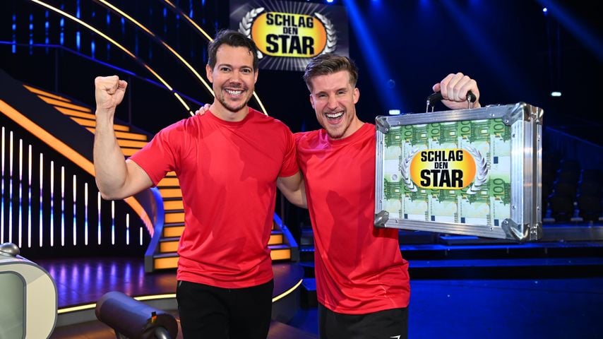 Henrik Heüveldop und Dominik Bettray alias Dr. Rick und Dr. Nick bei "Schlag den Star"