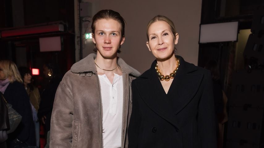 Selten: "Gossip Girl"-Star Kelly Rutherford posiert mit Sohn