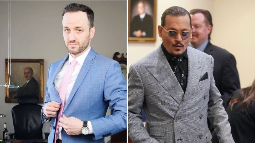 Jura-Star im Netz: Verfolgt Herr Anwalt Johnny-Depp-Prozess?