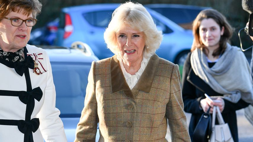 Herzogin Camilla bei einem Hospiz-Besuch im Januar 2020