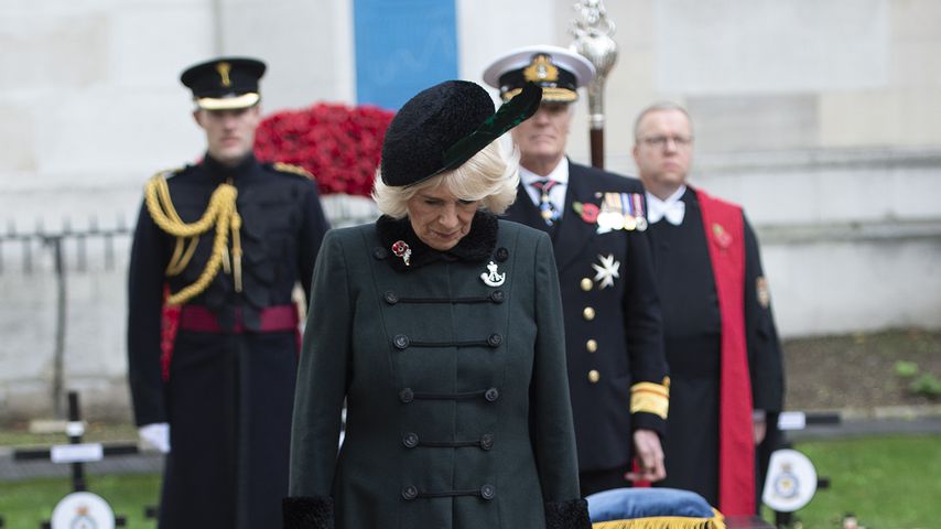 Herzogin Camilla am Grabmal des unbekannten Soldaten am 4. November 2020