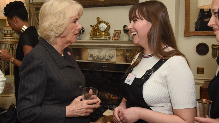 Herzogin Camilla und Charlotte Church im Clarence House in London, 2019