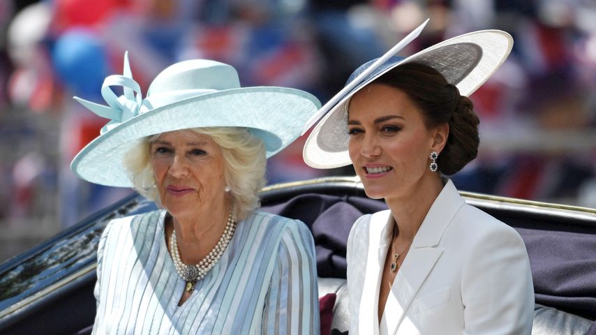 Herzogin Camilla und Herzogin Kate bei Trooping the Colour 2022