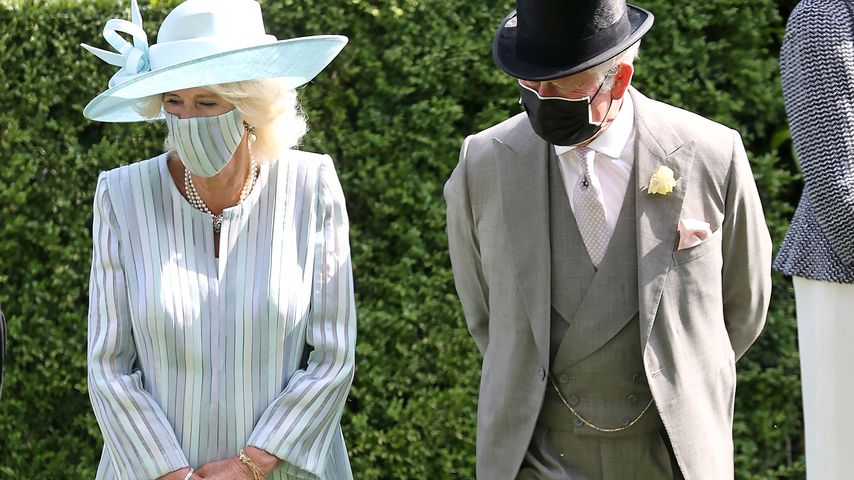 Herzogin Camilla und Prinz Charles bei einem Pferderennen in Ascot 2021