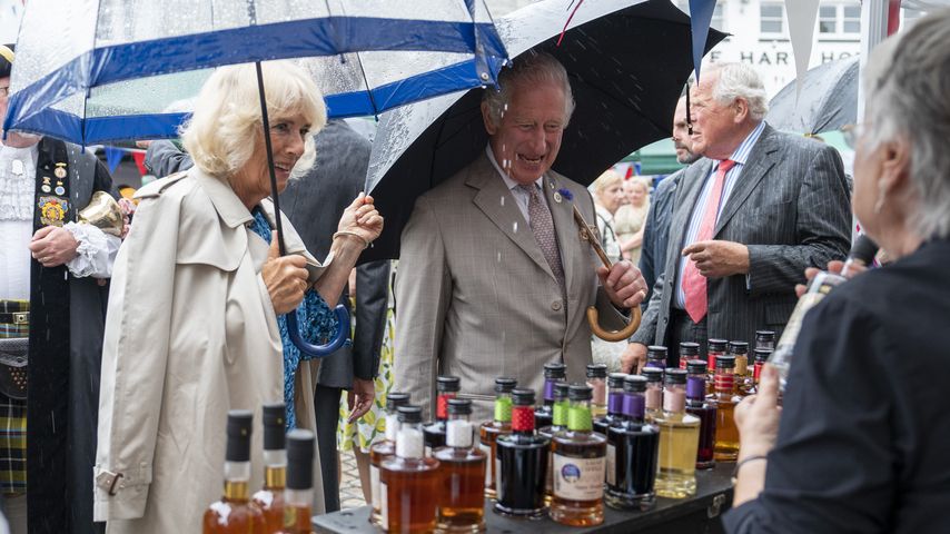 Herzogin Camilla und Prinz Charles in Launceston im Juli 2022