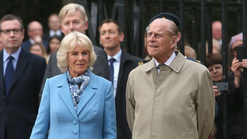 Herzogin Camilla und ihr Schwiegervater Prinz Philip