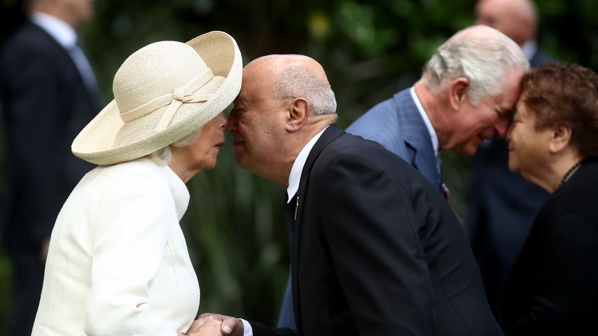 Herzogin Camilla und Professor Piri Sciascia in Neuseeland, November 2019