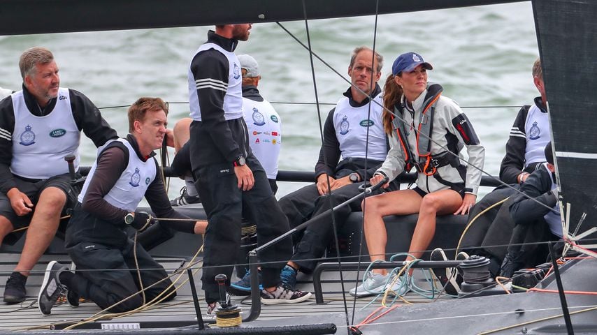 Herzogin Kate bei der "King's Cup"-Regatta im August 2019