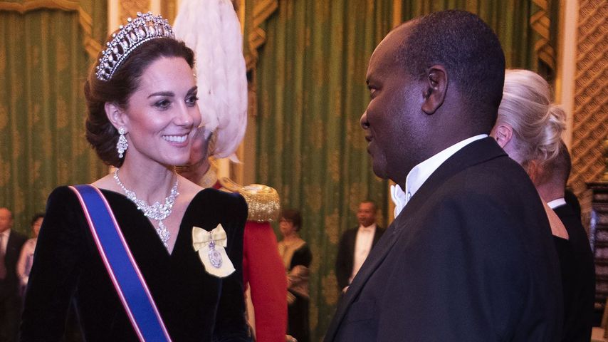 Herzogin Kate bei einem Staatsempfang im Buckingham Palace, Dezember 2019